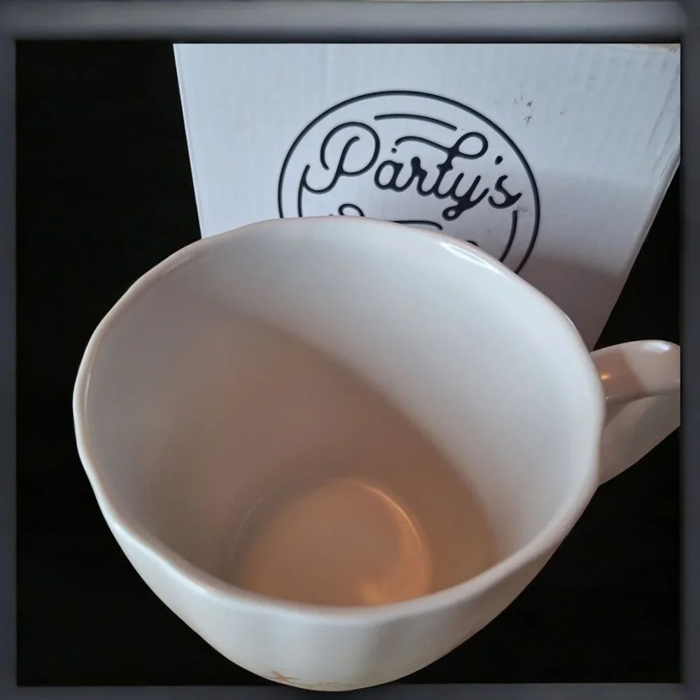 Porcelain Mug Sea Coral Ocean Seaweed Coffee Cup 12 Ounce With Box‎